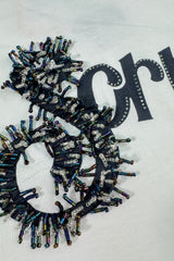 Liu Jo T-shirt Donna con stampa in strass