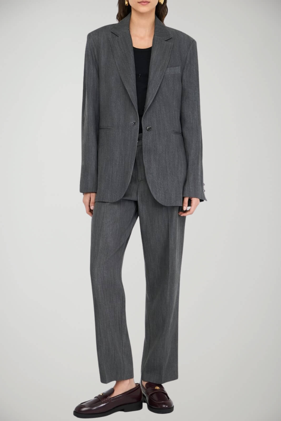 Blazer in denim  da donna Liu Jo monopetto con rever outfit