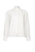 Blusa da donna Liu Jo con sciarpa e dettagli dorati fronte