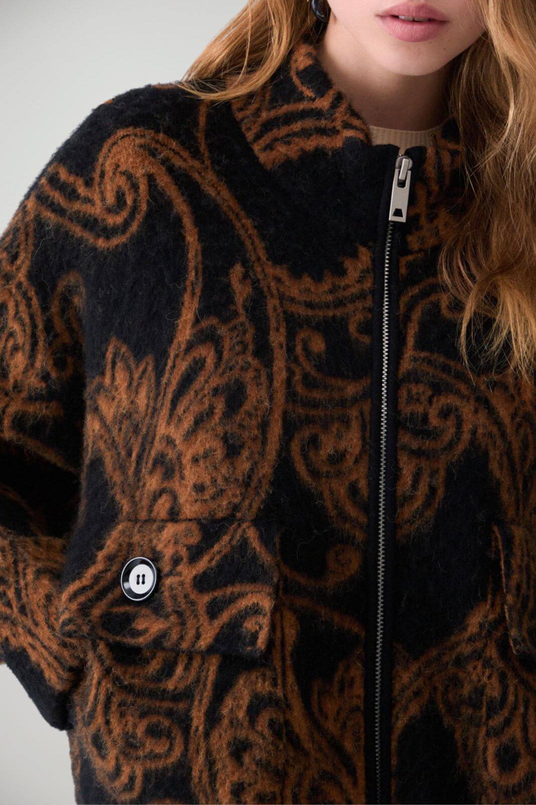 Liu Jo Bomber Donna Over Fit jacquard