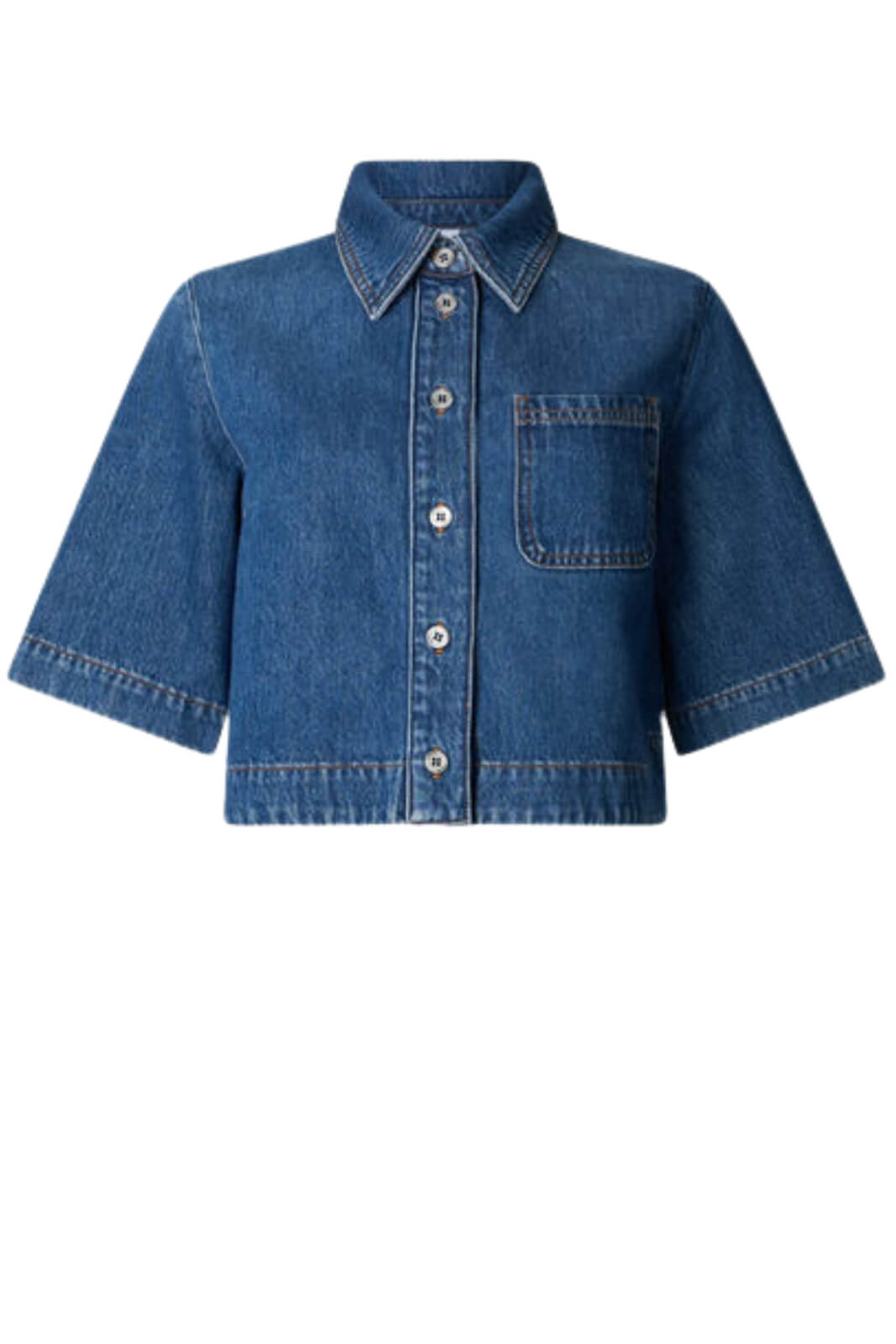 Camicia da donna Liu Jo in denim dalla vestibilità boxy