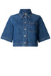 Camicia da donna Liu Jo in denim dalla vestibilità boxy