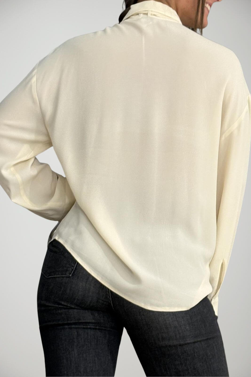 Liu Jo Camicia Donna in crepe con sciarpa