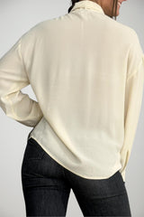 Liu Jo Camicia Donna in crepe con sciarpa