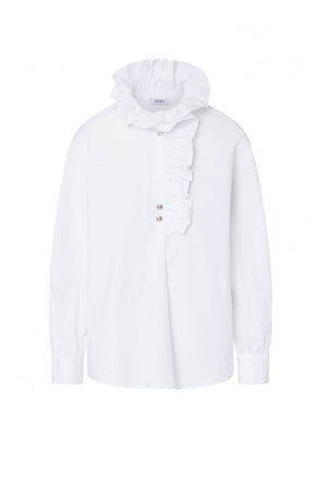 Liu Jo Camicia Donna in popeline con rouches