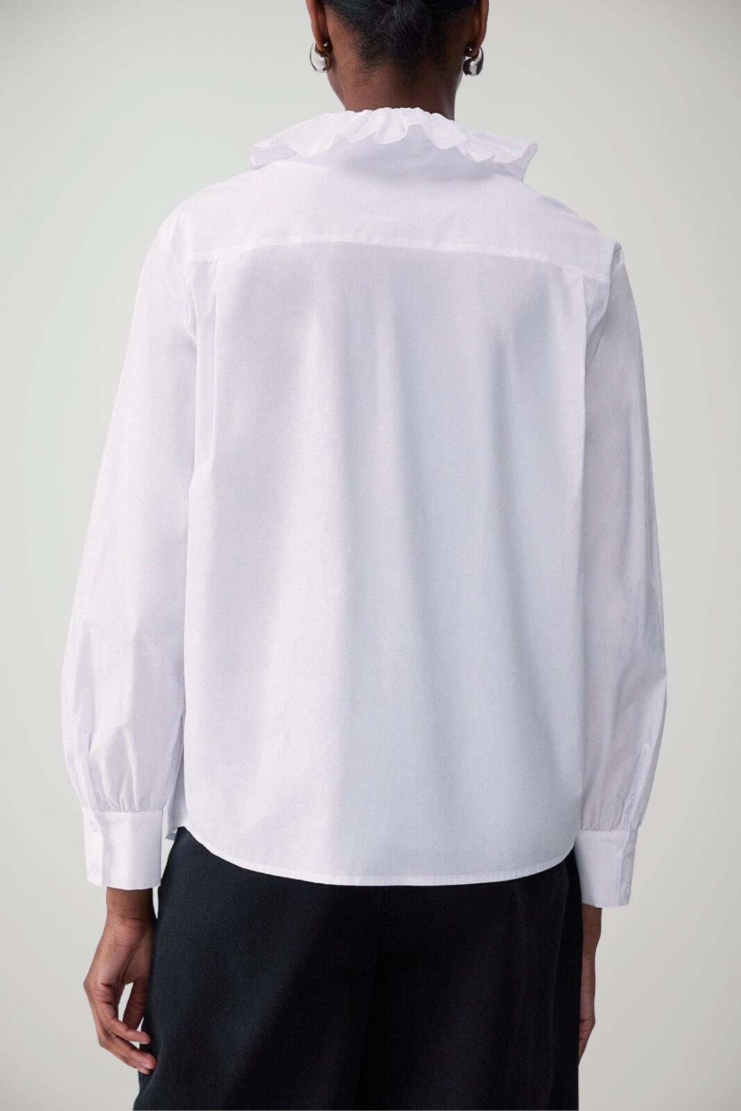 Liu Jo Camicia Donna in popeline con rouches