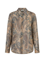 Liu Jo Camicia Donna a fantasia con dettagli lurex