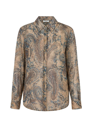 Liu Jo Camicia Donna a fantasia con dettagli lurex