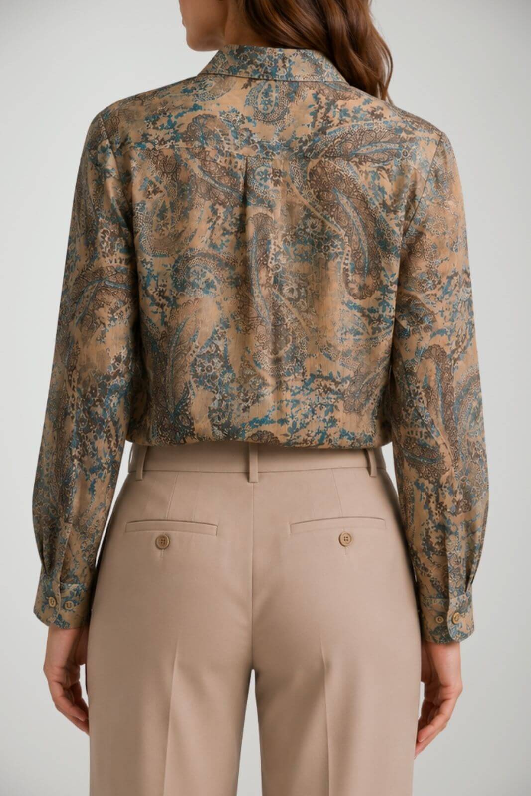 Liu Jo Camicia Donna a fantasia con dettagli lurex