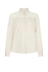Camicia da donna Liu Jo in viscosa con bottoni fronte color burro