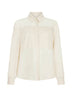Camicia da donna Liu Jo in viscosa con bottoni fronte color burro