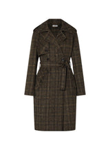 Liu Jo Cappotto Donna in panno fantasia check