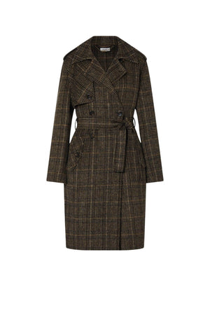 Liu Jo Cappotto Donna in panno fantasia check
