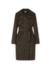 Liu Jo Cappotto Donna in panno fantasia check