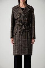 Liu Jo Cappotto Donna in panno fantasia check