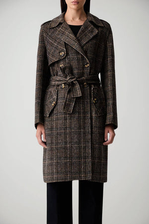 Liu Jo Cappotto Donna in panno fantasia check