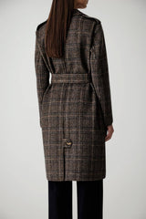 Liu Jo Cappotto Donna in panno fantasia check