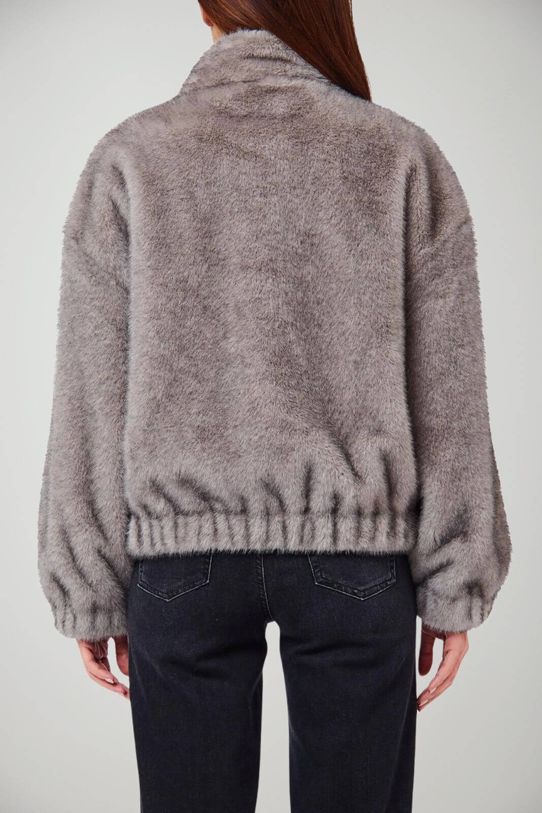 Liu Jo Cappotto Donna corto in pelliccia sintetica