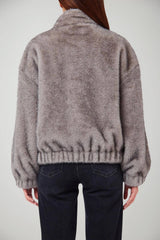 Liu Jo Cappotto Donna corto in pelliccia sintetica