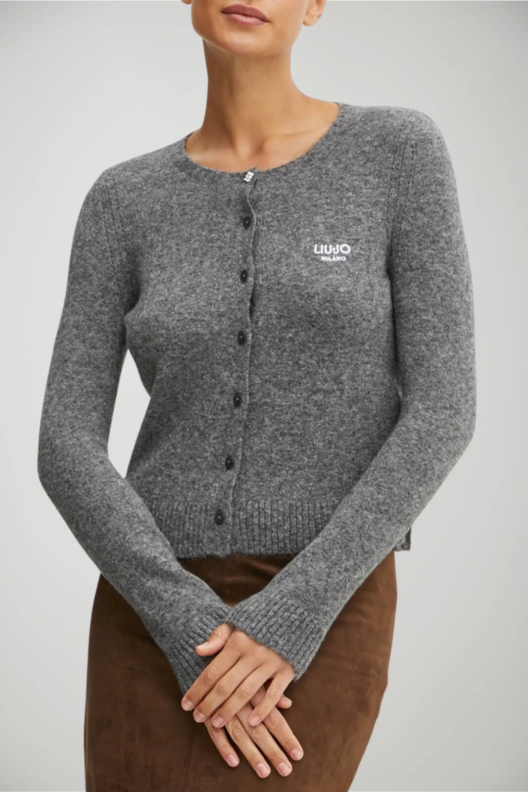 Cardigan da donna Liu Jo con bottone gioiello