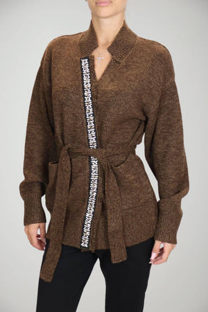 Liu Jo Cardigan Donna in muliné con fusciacca