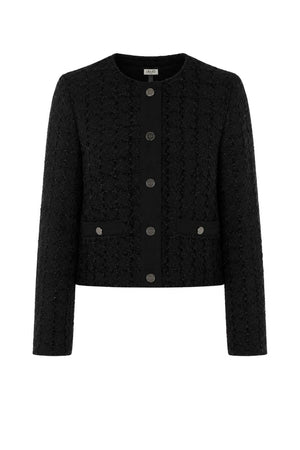 Liu Jo Giacca Donna in bouclé e lurex