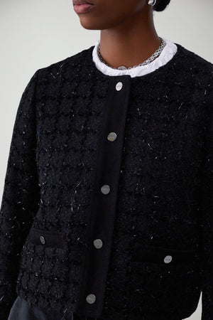 Liu Jo Giacca Donna in bouclé e lurex