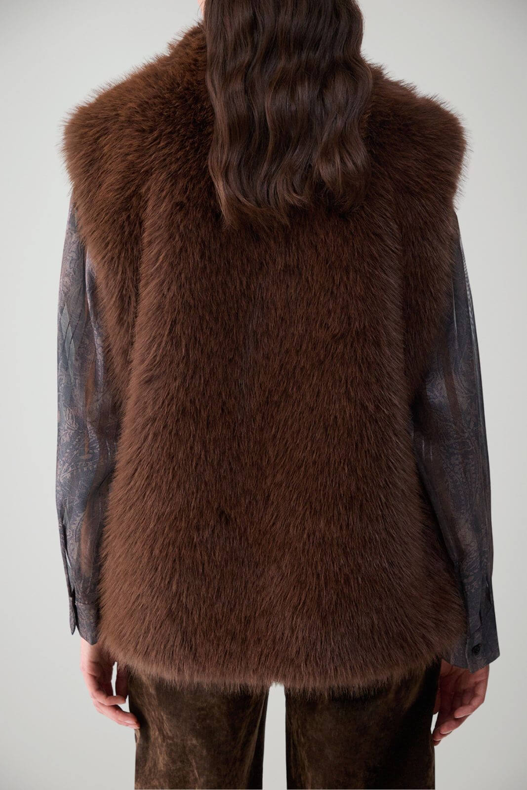 Liu Jo Gilet Donna in pelliccia sintetica