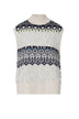 Liu Jo Gilet Donna jaquard con ricami gioiello