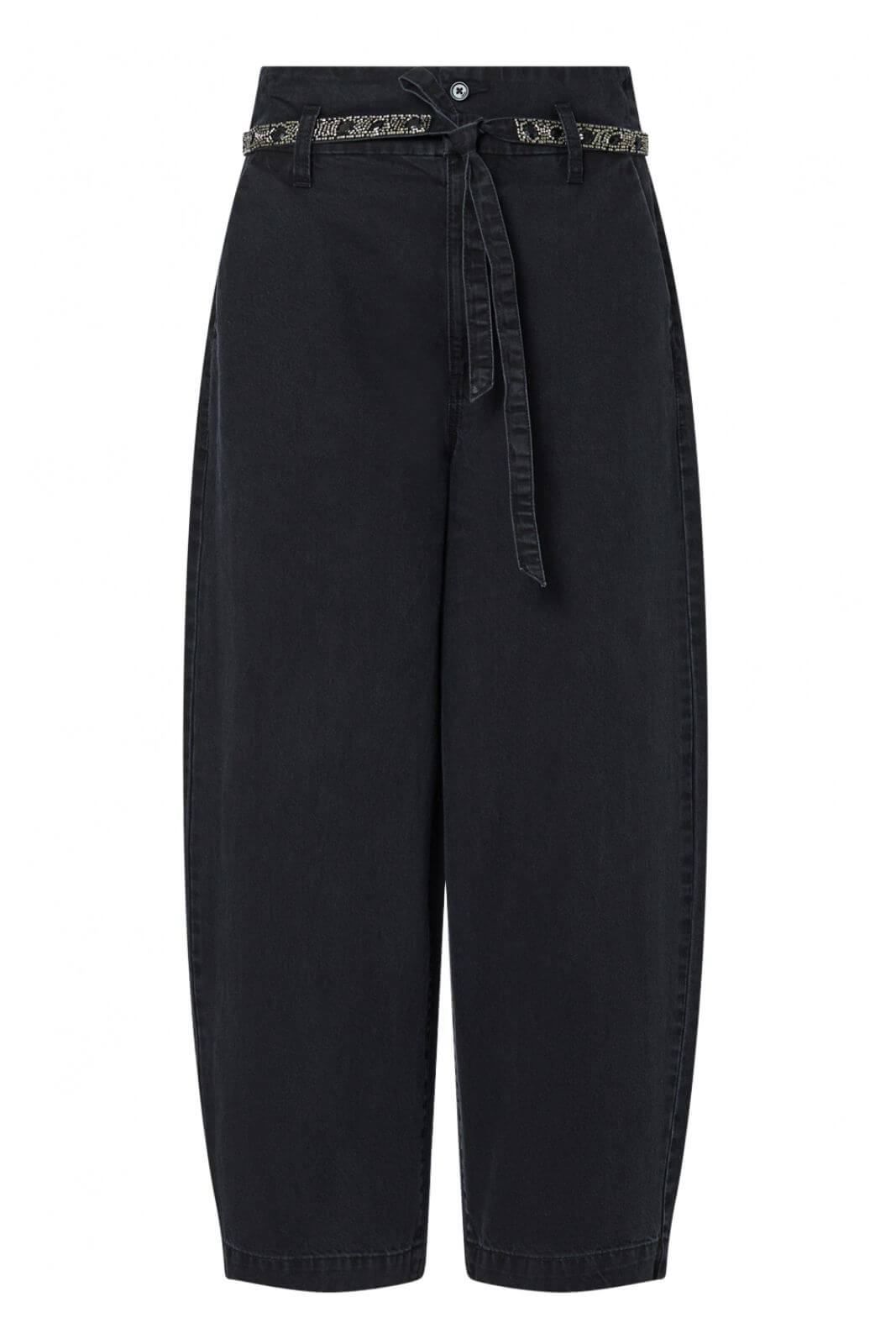 Liu Jo Jeans Donna Balloon Fit con cintura in perline