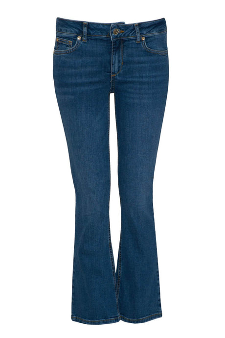 Jeans da donna Liu Jo flare in denim a cinque tasche fronte
