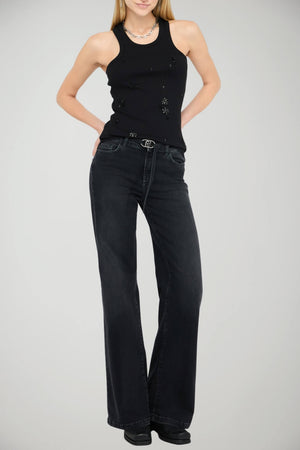 Jeans da donna Liu Jo flare a cinque tasche outfit