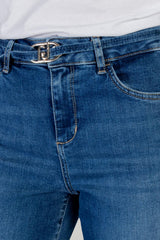 Jeans da donna Liu Jo flare a vita alta con cintura