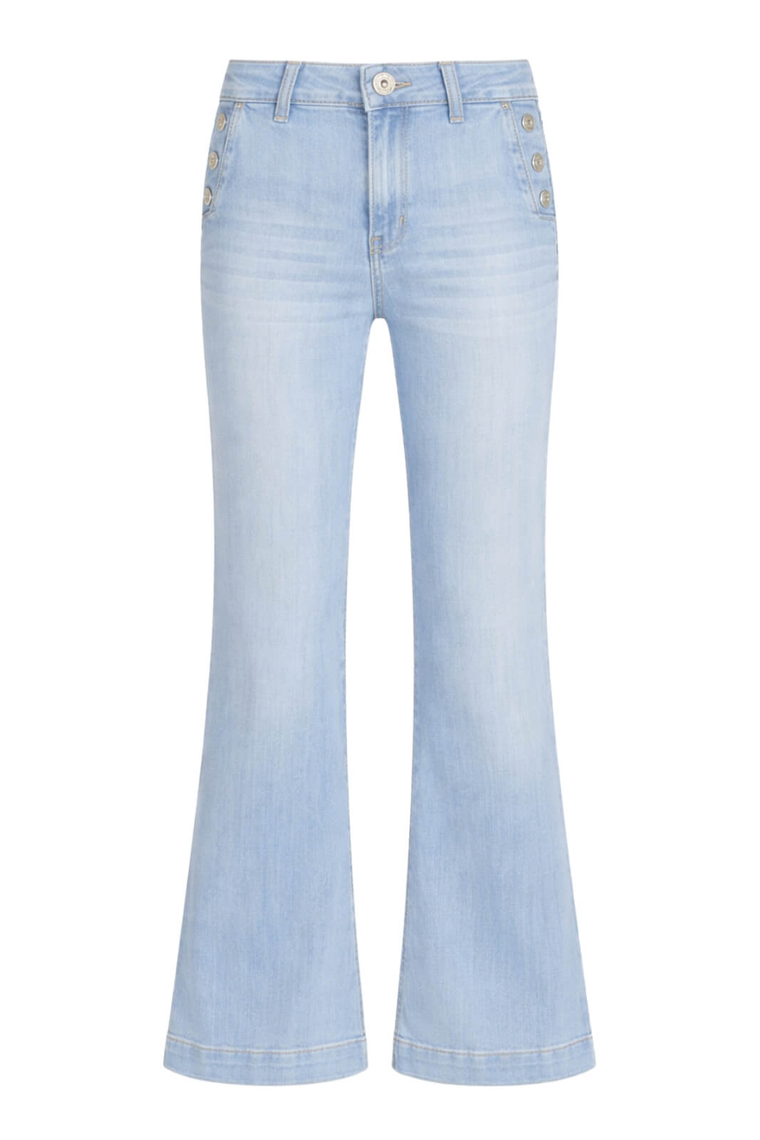Jeans da donna Liu Jo flare a vita alta con bottoni laterali