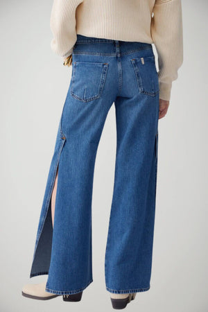 Jeans da donna Liu Jo flare con spacchi sul fondo