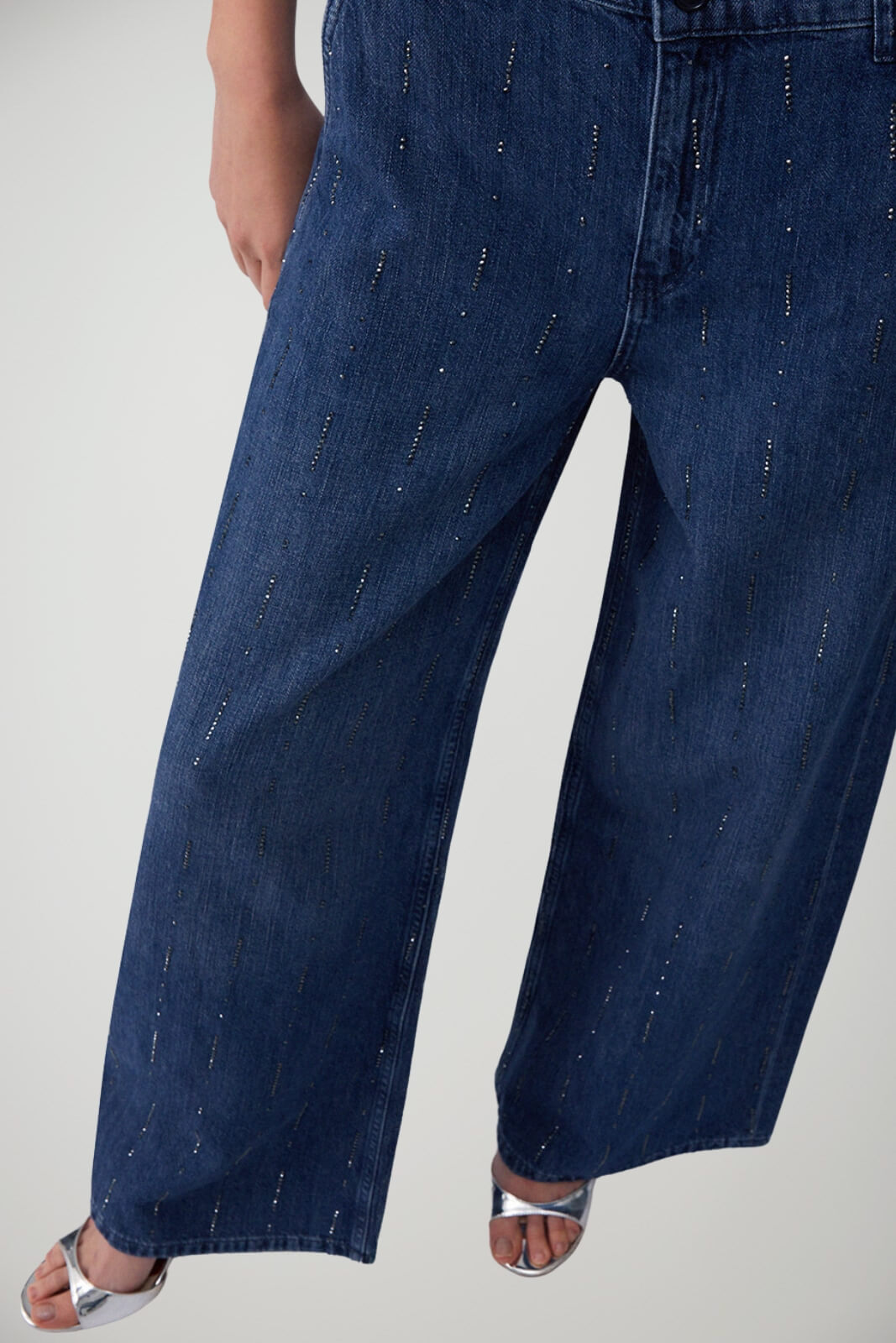 Jeans da donna Liu Jo flare con strass