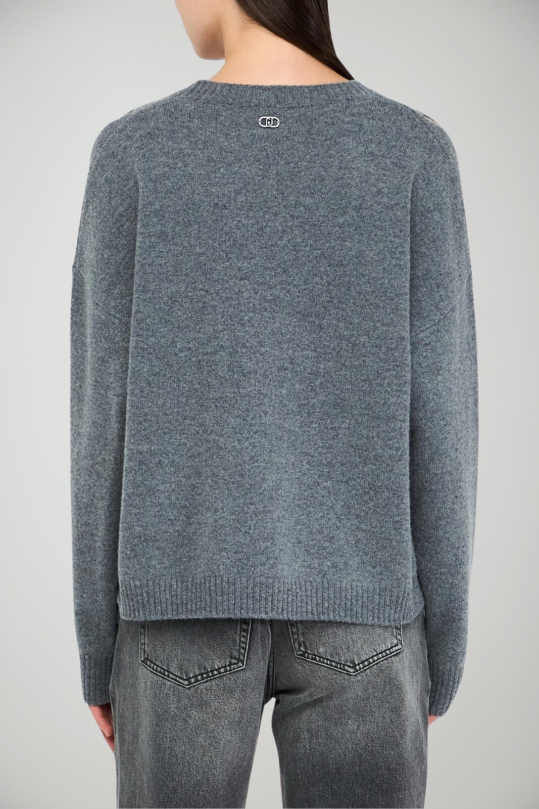 Maglione in lana da donna Liu Jo a girocollo con cut out retro