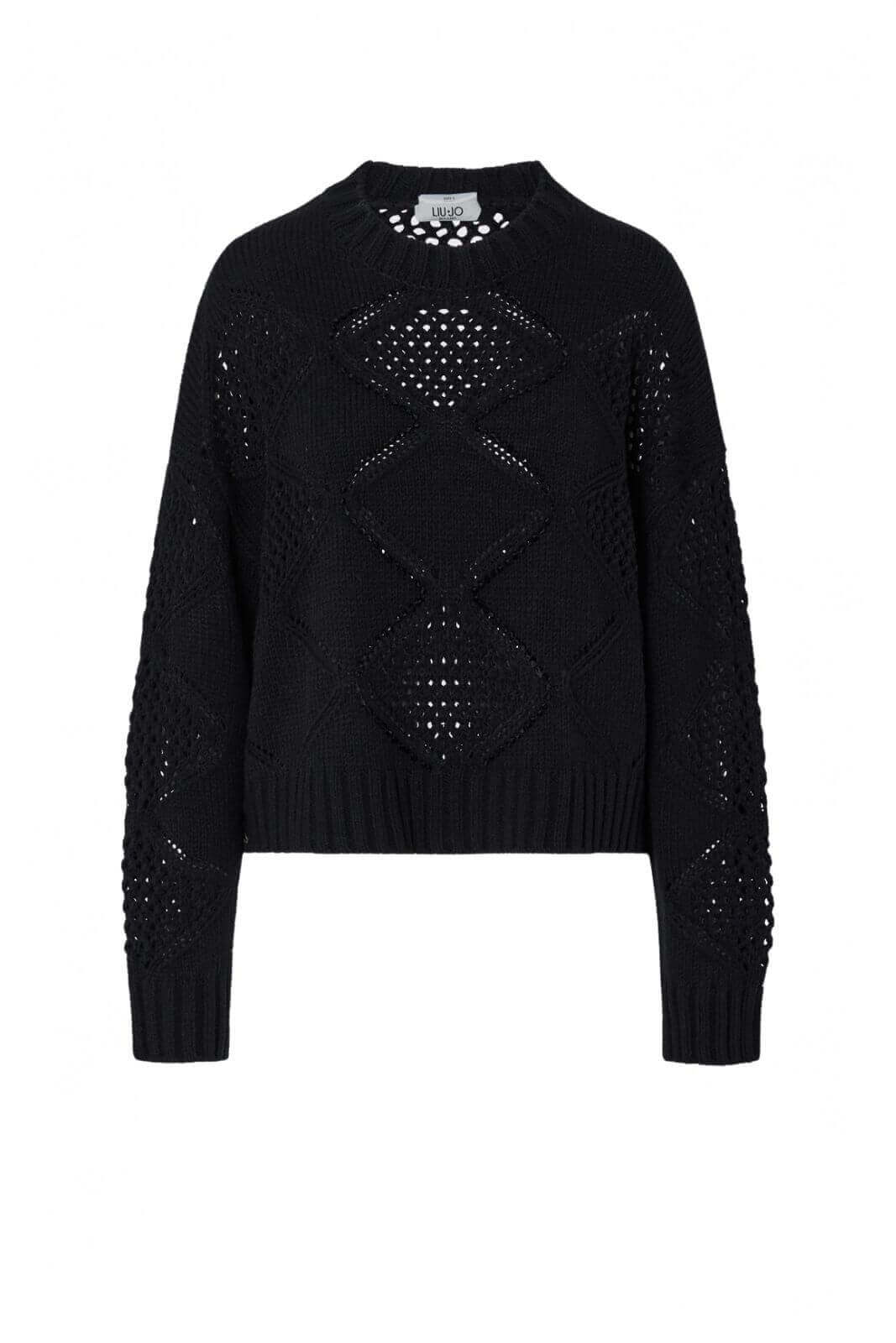 Liu Jo Maglia Donna Over Fit con traforature