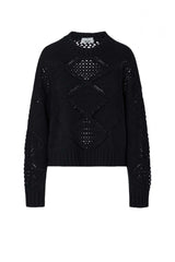 Liu Jo Maglia Donna Over Fit con traforature