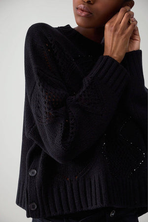 Liu Jo Maglia Donna Over Fit con traforature