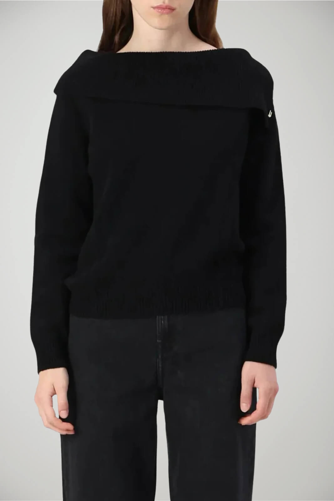 Maglione da donna in lana Liu Jo con scollo bardot 