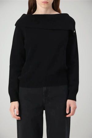 Maglione da donna in lana Liu Jo con scollo bardot 