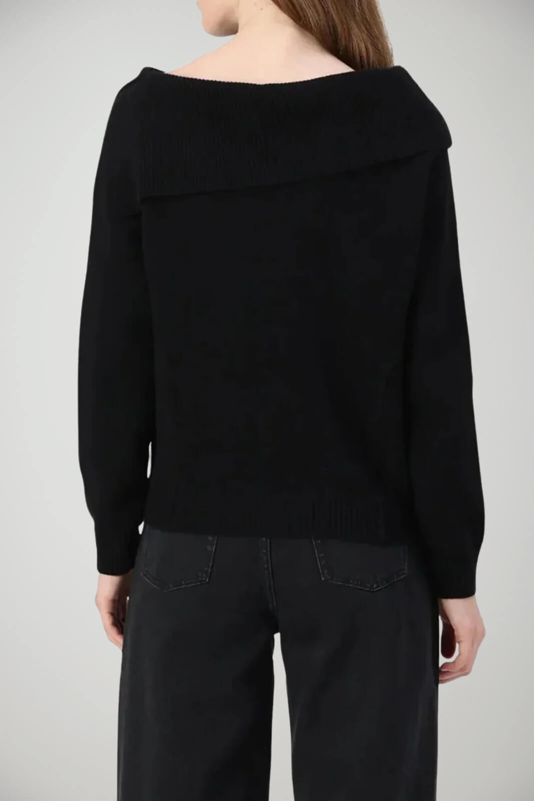 Maglione da donna in lana Liu Jo con scollo bardot 