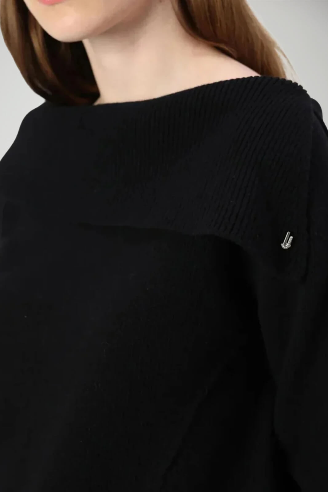 Maglione da donna in lana Liu Jo con scollo bardot 