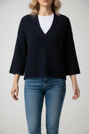 Maglione da donna Liu Jo in lana e scollo a V
