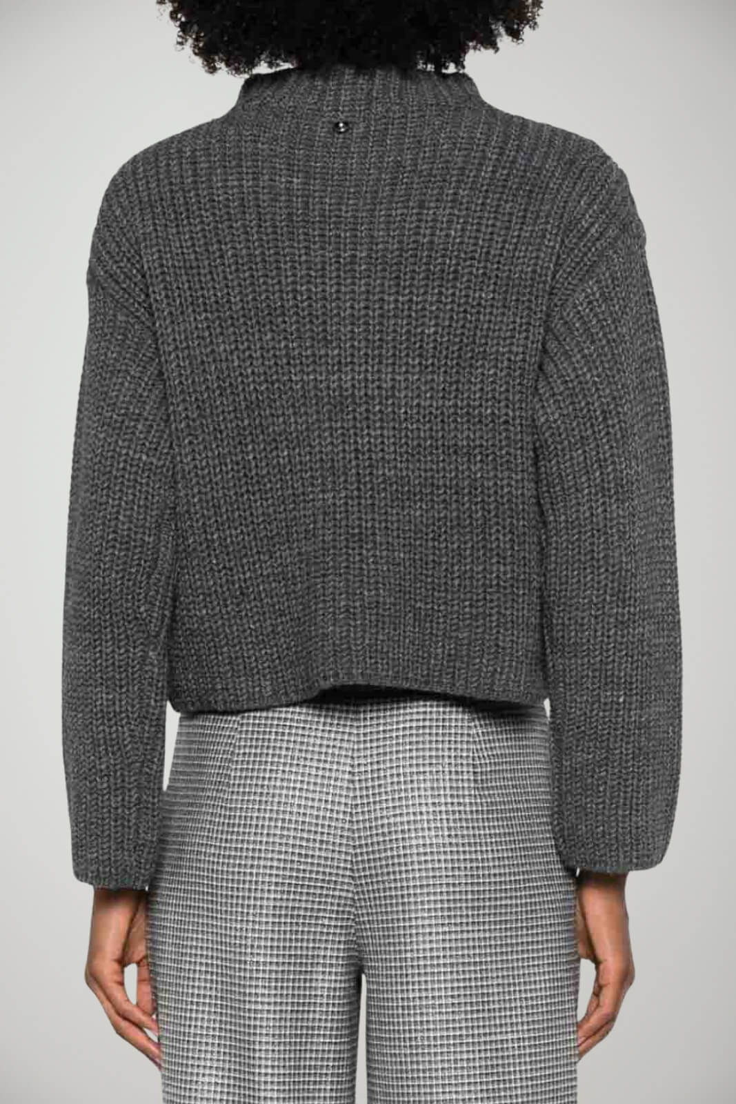 Maglione da donna Liu Jo con strass e ricami floreali