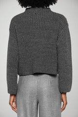 Maglione da donna Liu Jo con strass e ricami floreali