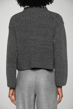 Maglione da donna Liu Jo con strass e ricami floreali