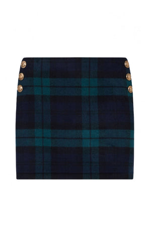 Liu Jo Mini Gonna in lana tartan