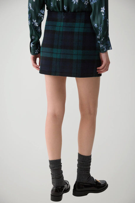 Liu Jo Mini Gonna in lana tartan